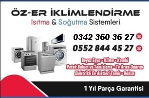 Gaziantep Şehitkamil Zibro Klima Servisi